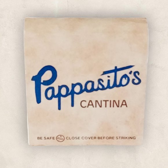 1990s -Pappasito's Cantina Houston TX Matchbook Unstruck - Picture 2 of 4
